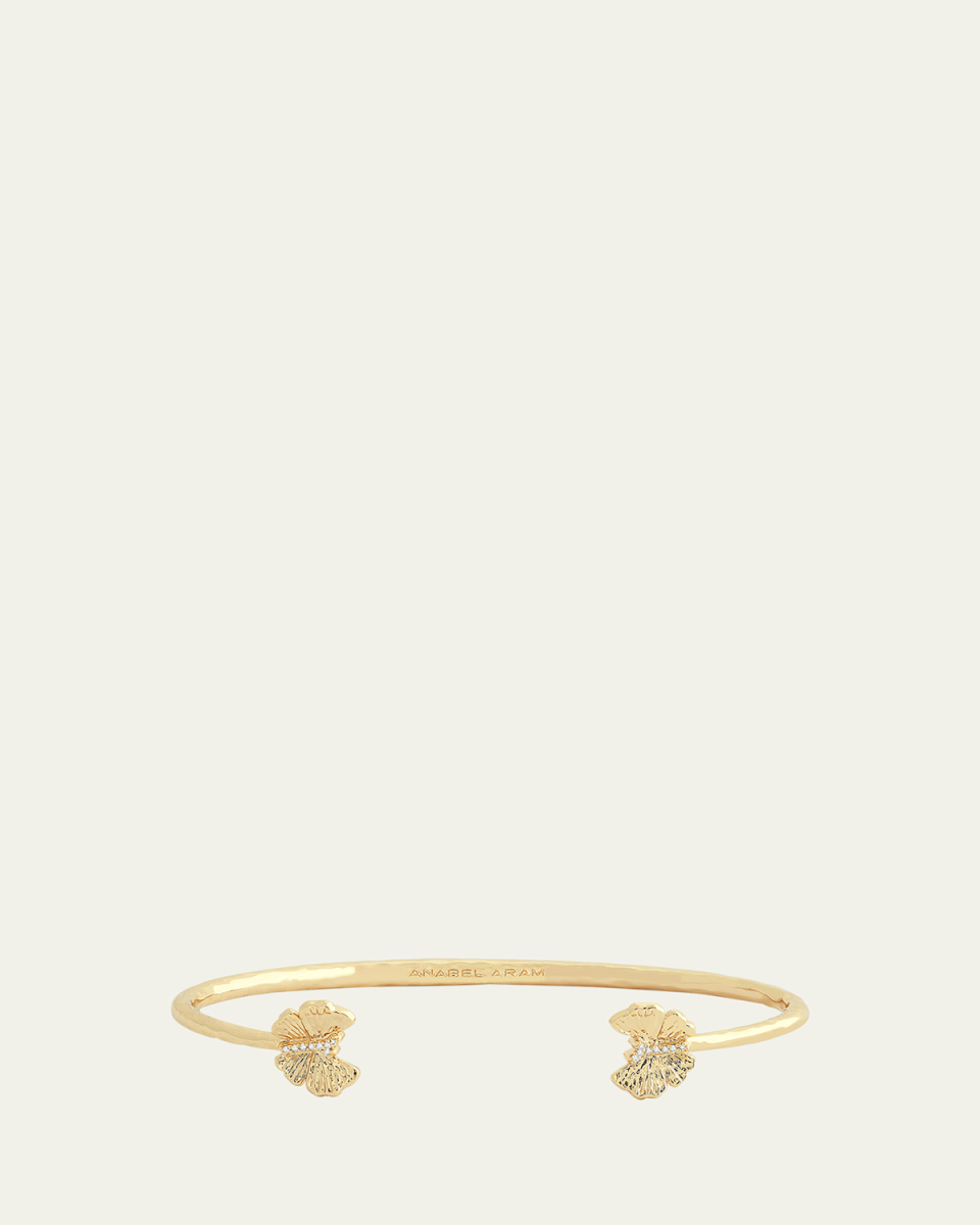 Butterfly Gold Bangle